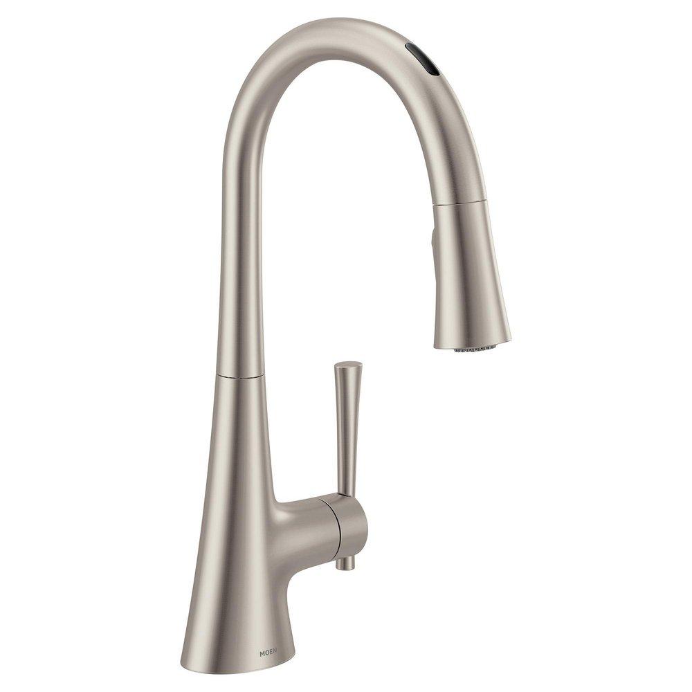 Moen Kurv™ Single Handle Pull Down Touchless Kitchen Faucet