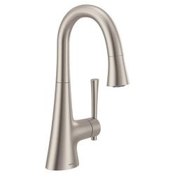 Single Handle Pull Down Bar Faucet in Spot Resist&trade; Stainless