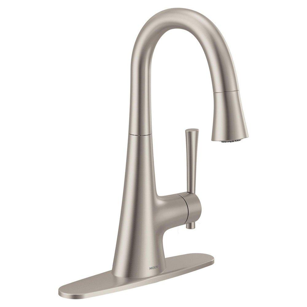 Moen Spot Resist Stainless Single Handle Lever Bar Faucet 