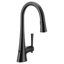 Single Handle Pull Down Touchless Kitchen Faucet in Matte Black