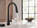 Moen Matte Black Single Handle Pull Down Kitchen Faucet 