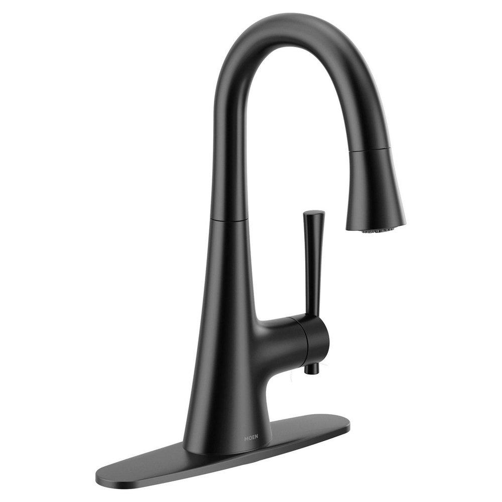 Moen Matte Black Single Handle Lever Bar Faucet 