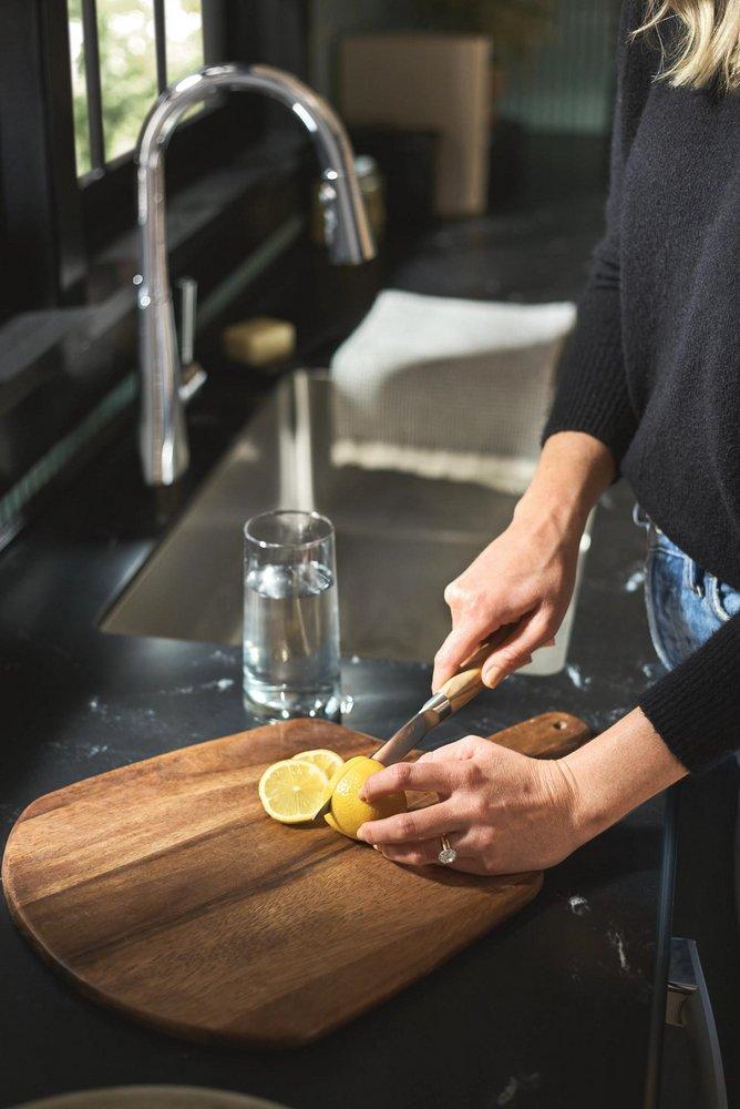 Moen Chrome Single Handle Pull Down Kitchen Faucet 