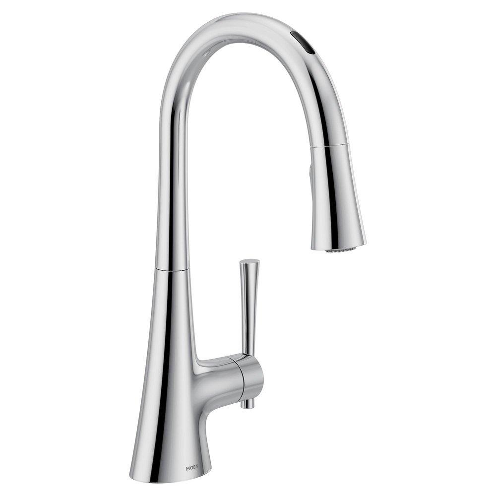 Moen Chrome Single Handle Pull Down Kitchen Faucet 