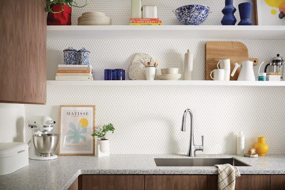 Moen Chrome Single Handle Pull Down Kitchen Faucet 