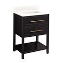 Signature Hardware Black 24 in. Floor Mount Vanity 
