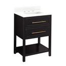 Signature Hardware Black 24 in. Floor Mount Vanity 