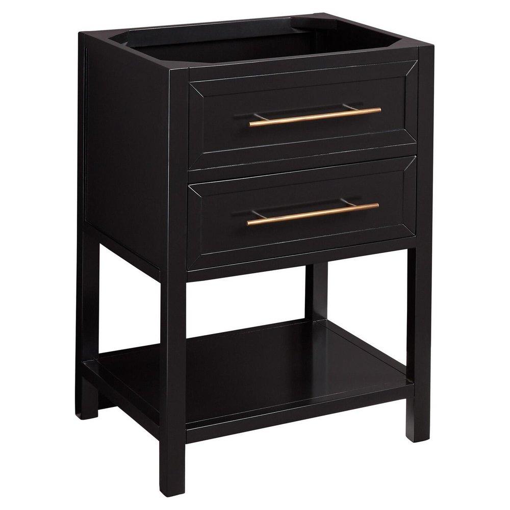 Signature Hardware Black 24 in. Floor Mount Vanity 