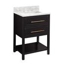 Signature Hardware Black 24 in. Floor Mount Vanity 
