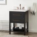 Signature Hardware Black 24 in. Floor Mount Vanity 