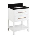 Signature Hardware Bright White 24 in. Floor Mount Vanity 