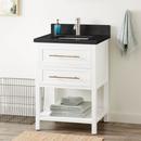 24 in. Floor Mount Vanity in White