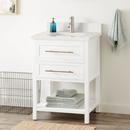 Signature Hardware Bright White 24 in. Floor Mount Vanity 