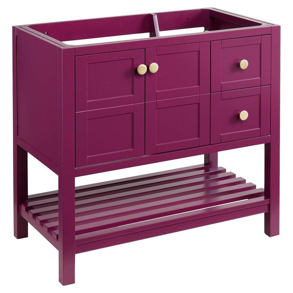 Signature Hardware Elderberry 36 in. Floor Mount Vanity 