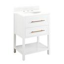 Signature Hardware Bright White 24 in. Floor Mount Vanity 