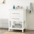 Signature Hardware Bright White 24 in. Floor Mount Vanity 