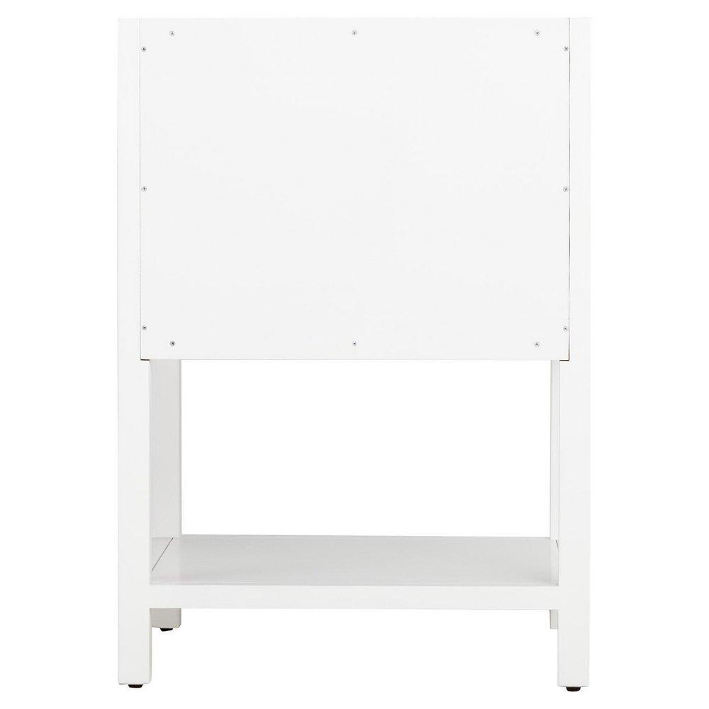 Signature Hardware Bright White 24 in. Floor Mount Vanity 