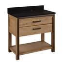 Signature Hardware Rustic Acacia 36 in. Floor Mount Vanity 