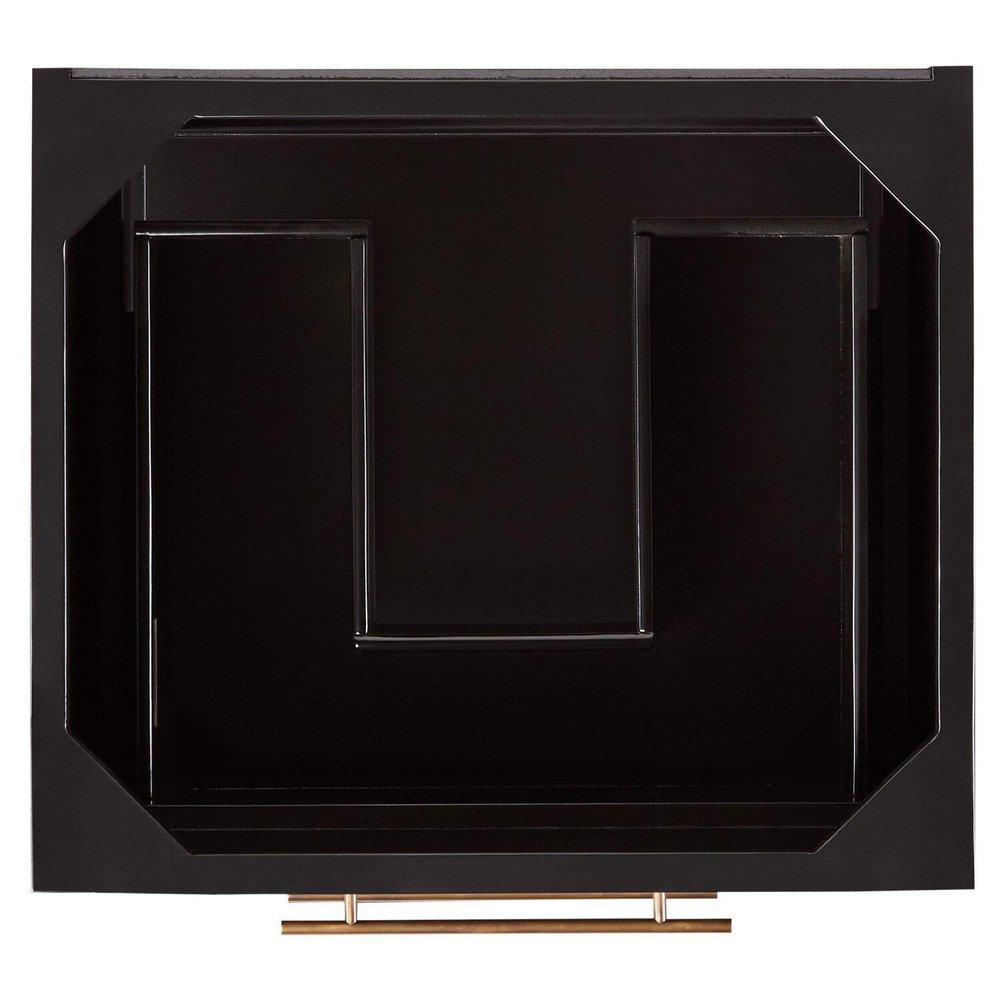 Signature Hardware Black 24 in. Floor Mount Vanity 
