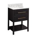 Signature Hardware Black 24 in. Floor Mount Vanity 