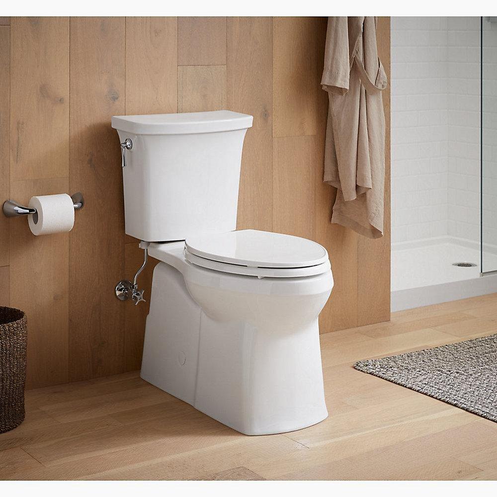 KOHLER Biscuit Elongated Closed Front Toilet 