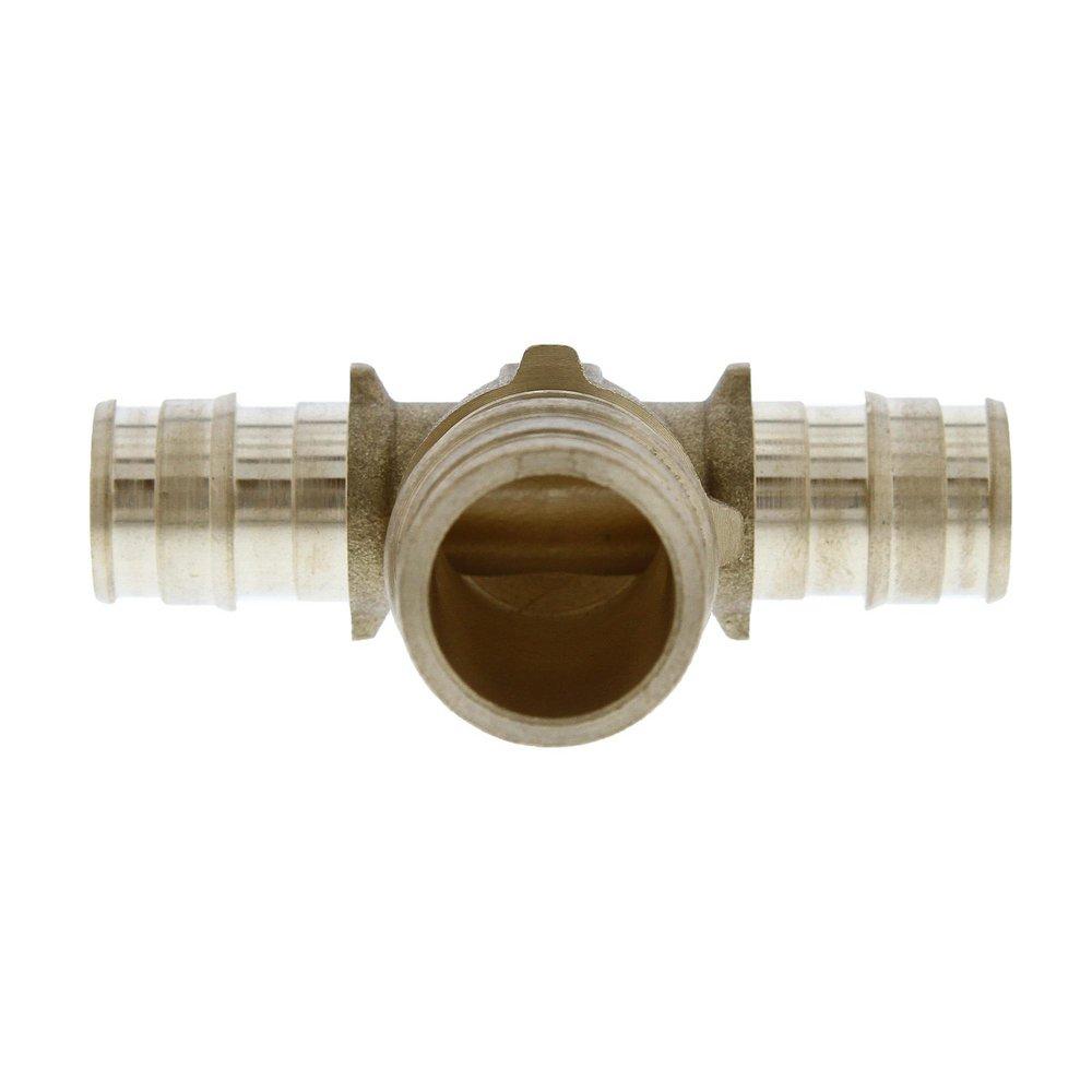 Jones Stephens Brass F1960 Brass Reducing, Tee 