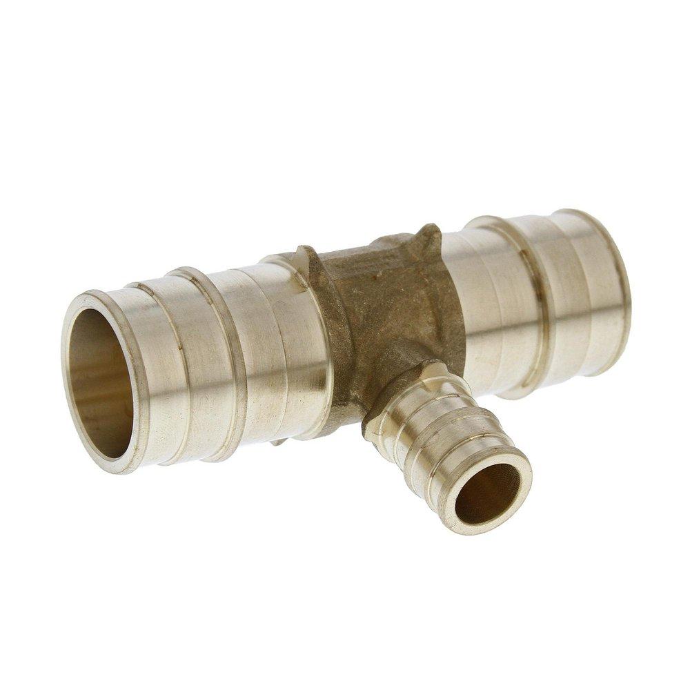 Jones Stephens Brass F1960 Brass Reducing, Tee 