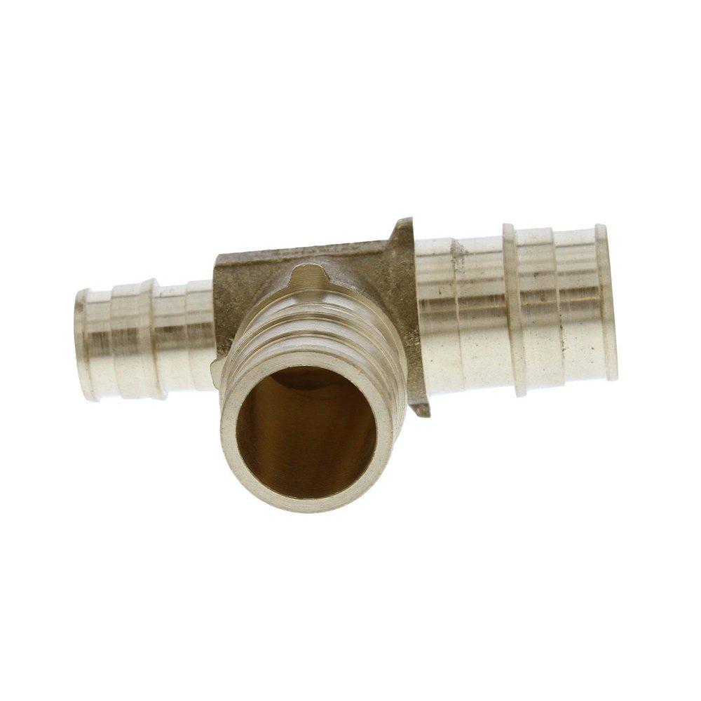 Jones Stephens Brass F1960 Brass Reducing, Tee 