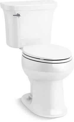 Complete Solution Elongated Toilet in White