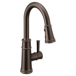 Single Handle Pull Down Kitchen Faucet in Oil Rubbed Bronze