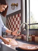 Moen Spot Resist Stainless Single Handle Pull Down Touchless Kitchen Faucet with Voice Activation 