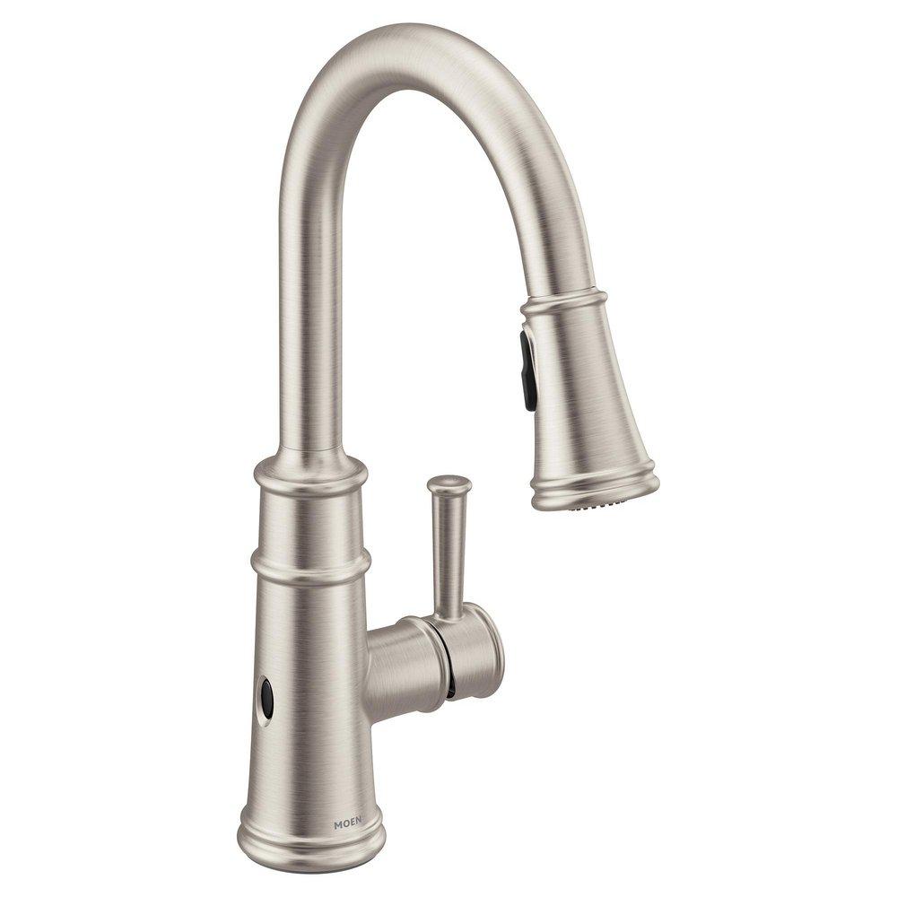 Moen Spot Resist&trade; Stainless Single Handle Pull Down Kitchen Faucet 
