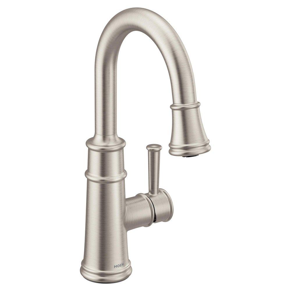 Moen Spot Resist Stainless Single Handle Lever Bar Faucet 