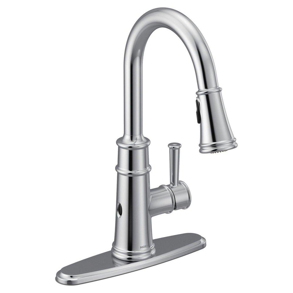 Moen Chrome Single Handle Pull Down Kitchen Faucet 