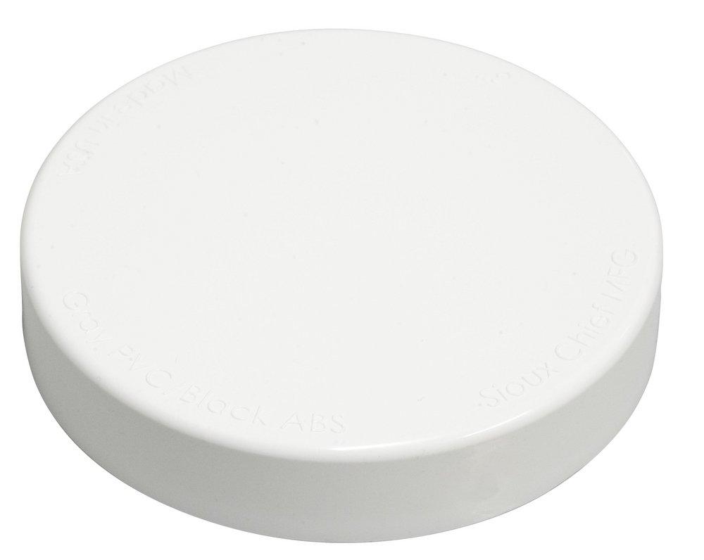 3 in. PVC Test Cap in White 