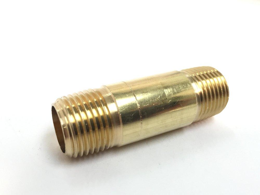 *CVR* 0122000 PIPE NIPPLE YELLOW BRASS 1/8 X 21/2 1/BG 