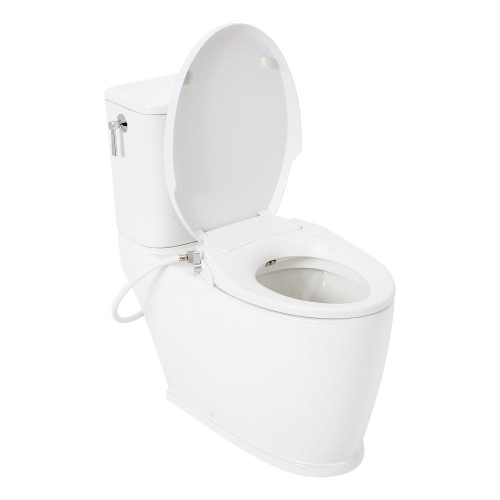 1.28 gpf Elongated Two Piece Toilet in White 