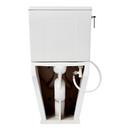 1.28 gpf Elongated Two Piece Toilet in White 