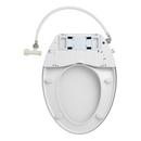 1.28 gpf Elongated Two Piece Toilet in White 