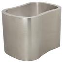 Signature Hardware Stainless Steel 49 x 34-1/2 in. Japanese Soaking Air Tub in Stainless Steel with Foam 