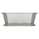 Signature Hardware Stainless Steel 66 x 34-1/2 in. Air Tub in Stainless Steel 