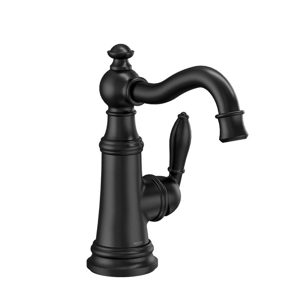 Moen Matte Black Single Handle Lever Bar Faucet 