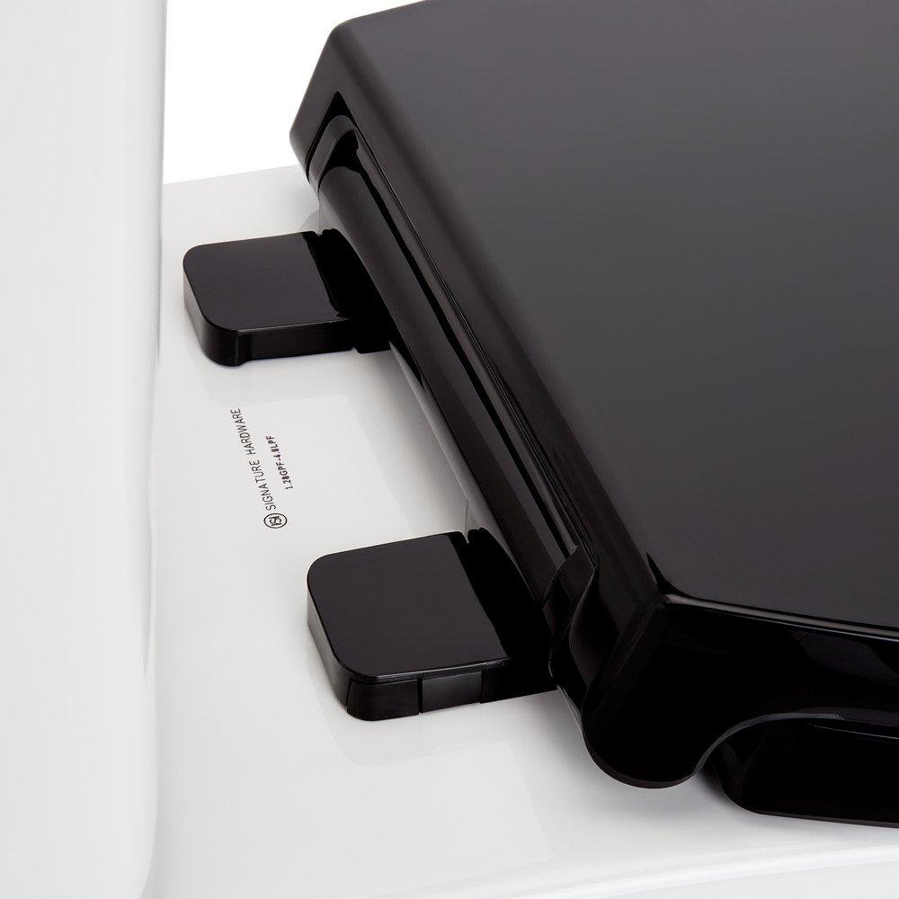 Signature Hardware Black Closed Front Toilet 