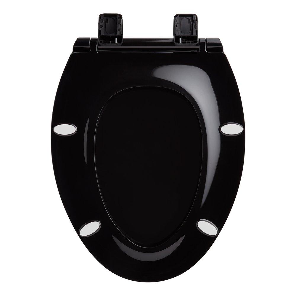 Signature Hardware Black Closed Front Toilet 