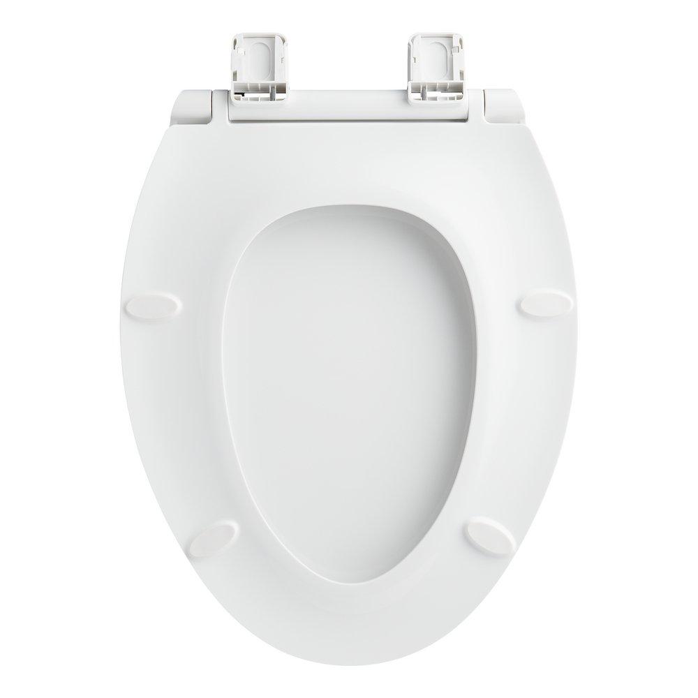 Signature Hardware White Closed Front Toilet 