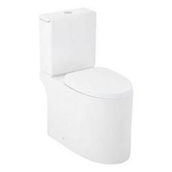 Elongated Skirted Toilet Bowl in White