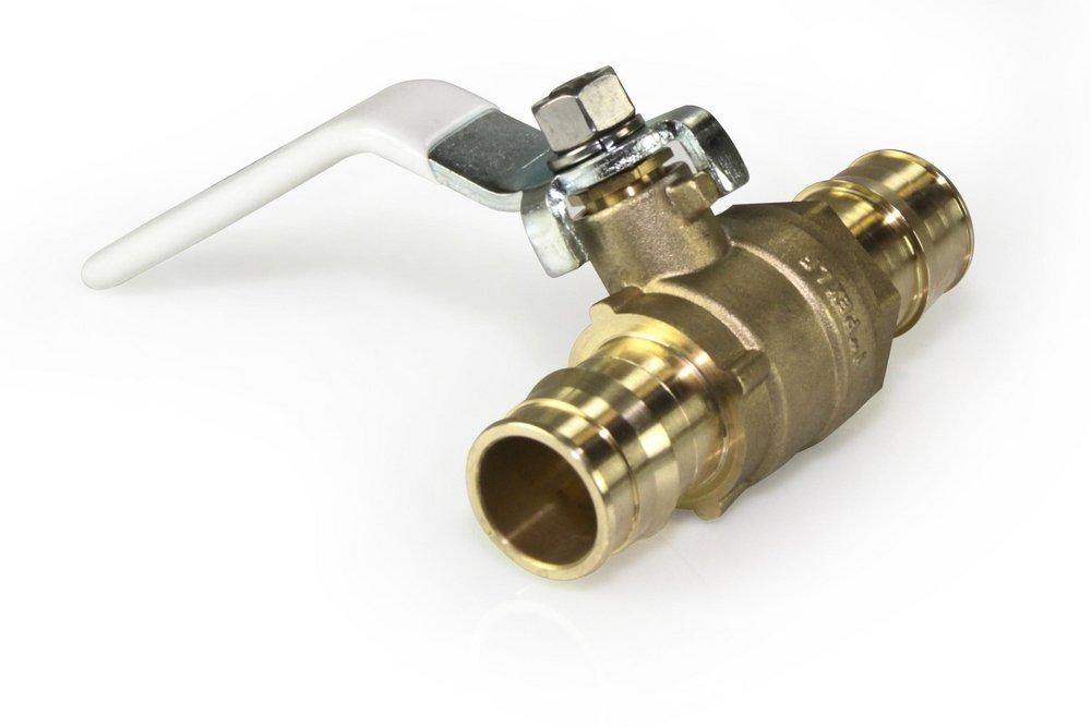 Uponor Brass Pex Brass Commercial Full Port Ball Valve 