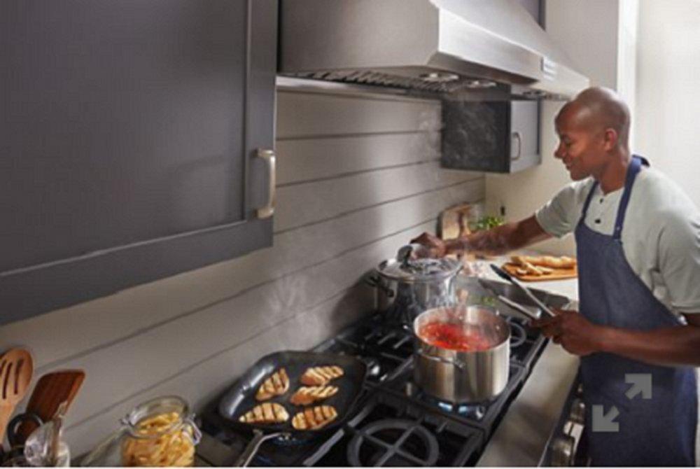 KitchenAid Stainless Steel 48 in. 600 cfm Canopy Round Hood 