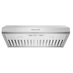 36 in. 585 cfm Under Cabinet Rectangular Ducted Hood in Stainless Steel