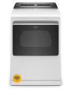 27 x 29-7/8 in. 120/240V 7.4 cu. ft. Electric Smart Home Enable Front Load Dryer in White